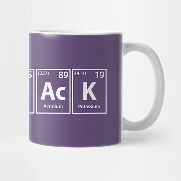 Bareback (Ba-Re-B-Ac-K) Periodic Elements Spelling by cerebrands